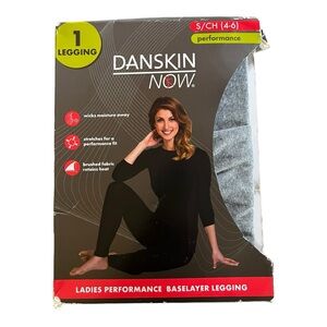 Danskin Now Grey Flannel Cationic Legging, S/CH (4/6)